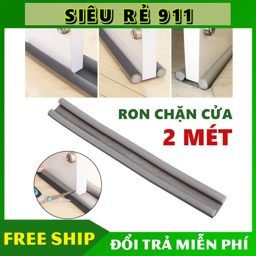 190cm Ron, nẹp xốp chắn khe cửa chống ồn, tránh kẹt chân tay trẻ nhỏ, ngăn côn trùng, kiến, gián, bụi bẩn