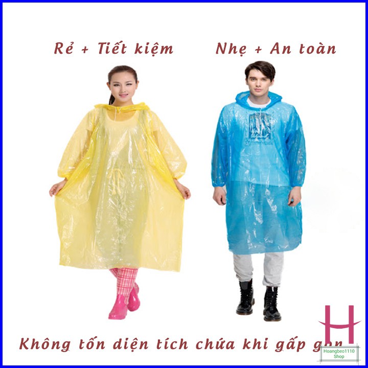 Áo mưa giấy siêu biền chống nước tốt không độc hại { H }