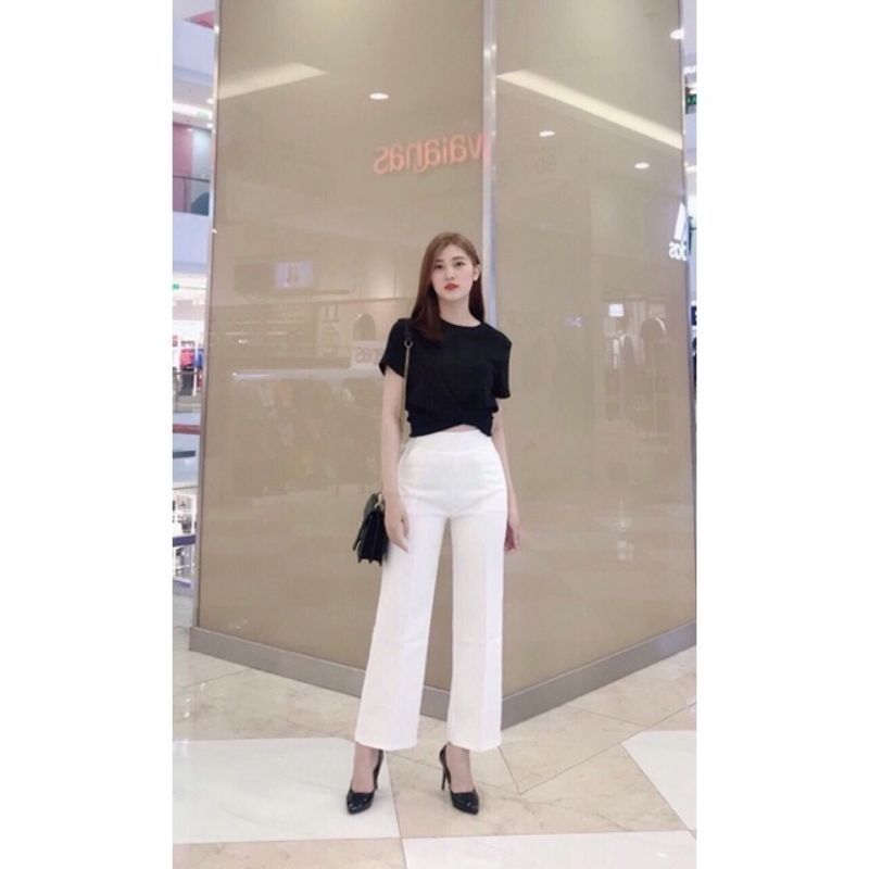 Quần ống rộng cạp cao, FREESHIP, Quần suông nữ | BigBuy360 - bigbuy360.vn