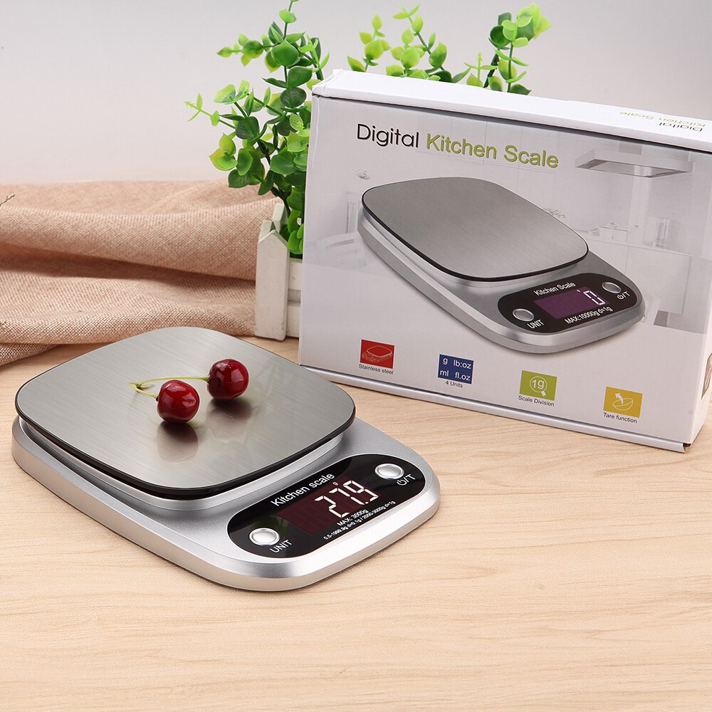 Cân nhà bếp điện tử Digital Kitchen Scale cân được 5kg chính xác tới 0.1gram EB5