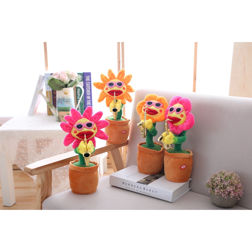 [Kesoto2] Búp Bê Nhồi Bông Biểu Diễn Nhảy Múa Có Nhạc Hình Tròn Màu Đỏ