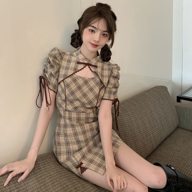 Sườn Xám Cách Tân Thiết Kế Mới Thời Trang Mùa Hè Dành Cho Nữ