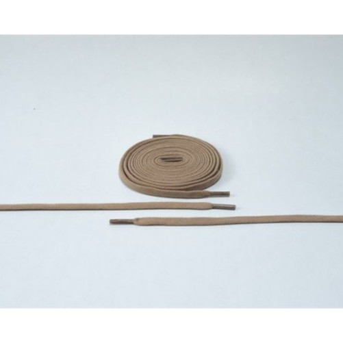 Dây giày nâu dẹt chính hãng (1 Cặp)
