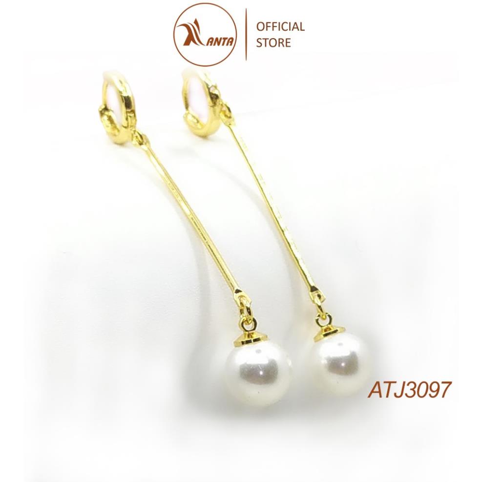 Bông tai bạc 925 Dáng dài nhỏ nhắn xinh xắn ANTA Jewelry ATJ3097