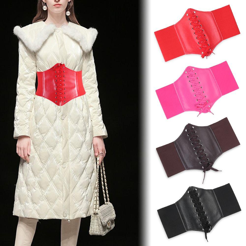 Thắt Lưng Da PU Co Giãn Thời Trang Cho Nữ