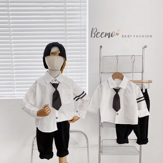 Set sơ mi công tử cho bé trai chuẩn beemo