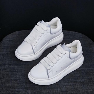 Giày Sneaker MC Queen Phản Quang Dây Lụa Cao Cấp Full Box Full Bill