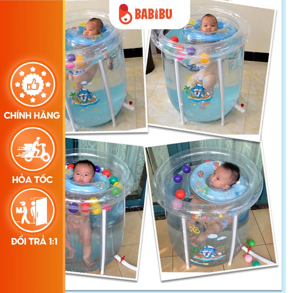 Bể Bơi Cao Cấp Cho Bé,  Bể Bơi Thành Cao Cho Bé Babibu-BB01