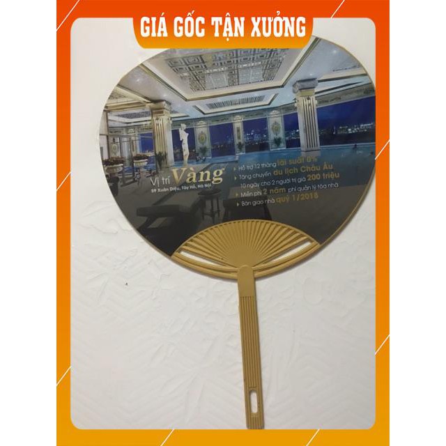 Quạt nhựa quảng cáo/ nan hoa/ cầm tay