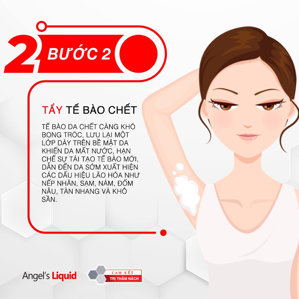 [CHE TÊN] Lăn Khử Mùi Angel Liquid Giảm Thâm Dưỡng Trắng Glutathione Niacinamide Arbutin 60ml + Tặng Găng Tay Tắm