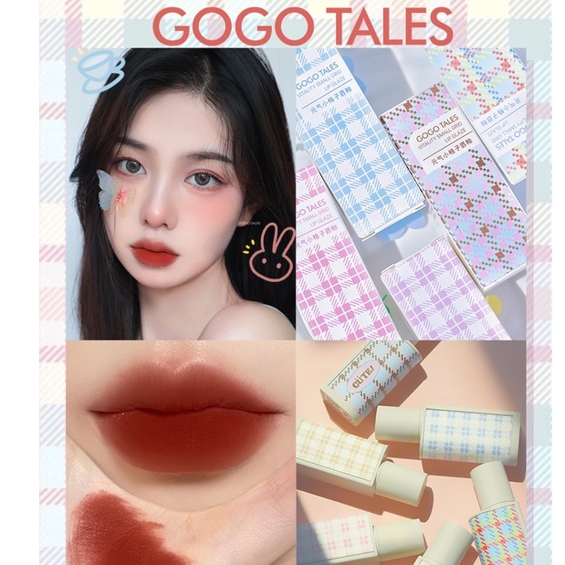 Son môi GOGOTALES tùy chọn lâu trôi thiết kế vỏ hình hinh vuông nhỏ sang trọng | BigBuy360 - bigbuy360.vn