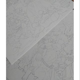 Tranh Lineart Kimetsu No Yaiba