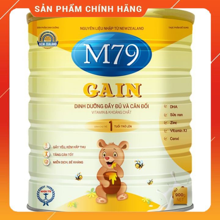 [ SIÊU HOT ] Sữa M79 New Gain 400g  - Giúp Tăng Sức Đề Kháng Cho Bé