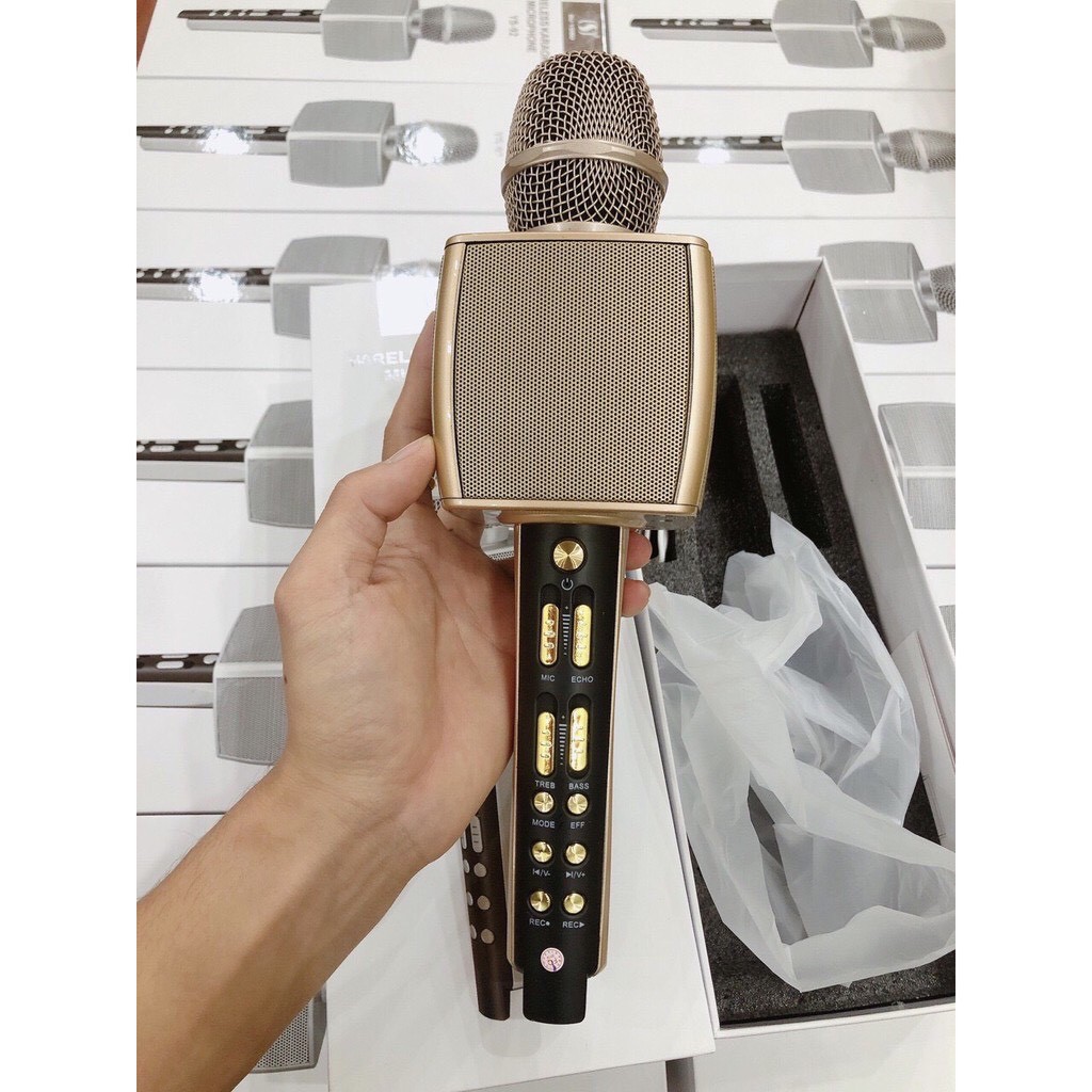 MIC KARAOKE BLUETOOTH YS 92 - MICRO CAO CẤP - LIVESTREAM - ÂM THANH SỐNG ĐỘNG - THẺ NHỚ - GHI ÂM