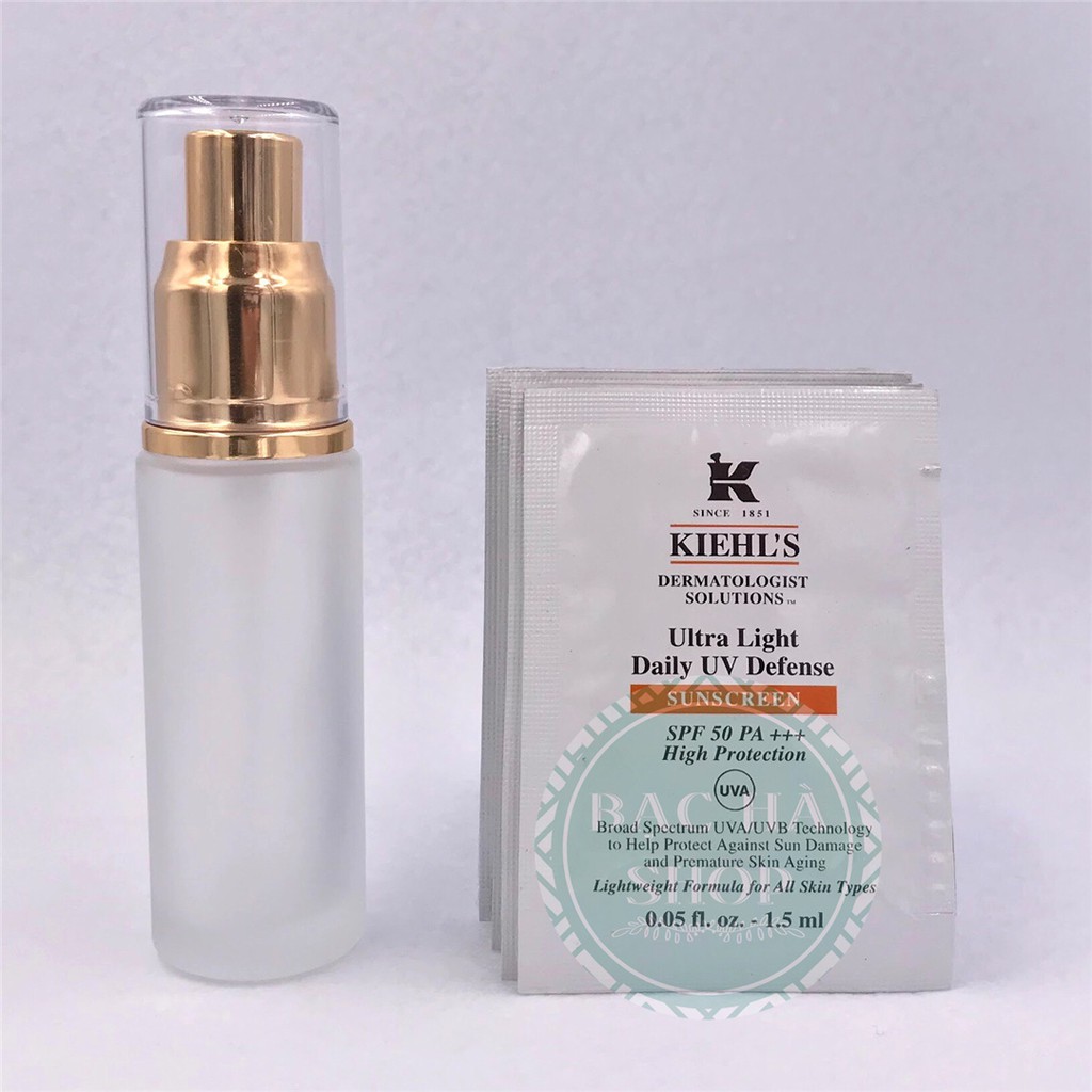 Kiehl's / Kiehls Kem Chống Nắng Ultra Light Daily UV Defense 15ml (1.5ml x 10 gói)