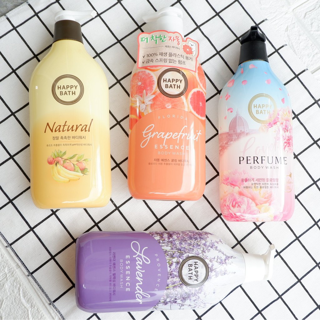 Sữa tắm Happy Bath Essence Body Wash Hàn Quốc 900ml chiết xuất từ thiên nhiên | BigBuy360 - bigbuy360.vn