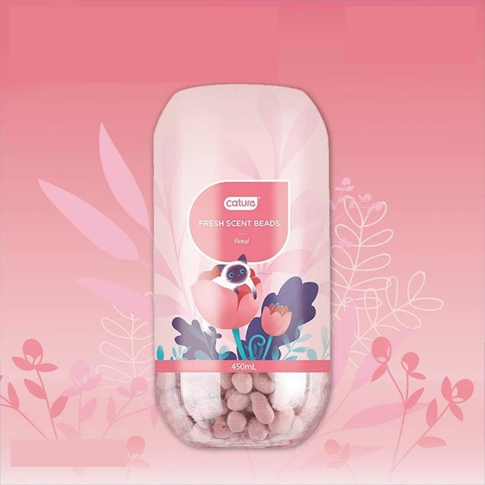 Viên khử mùi tạo hương cát vệ sinh mèo Cature 200gr - Petemo Pet Shop