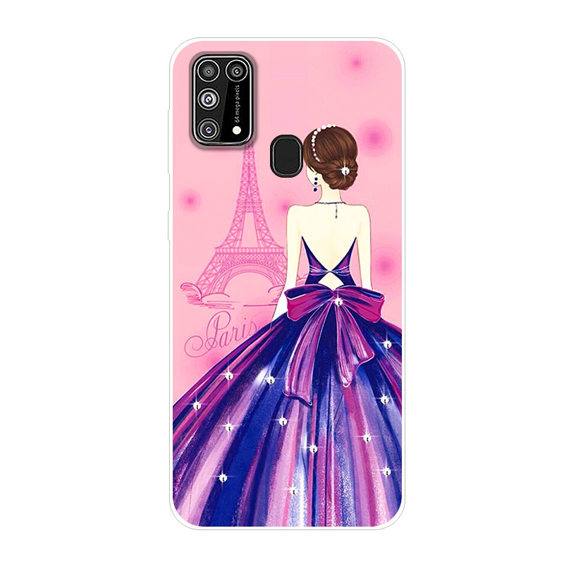 Silicone TPU Soft Case Samsung Galaxy M31 Cartoon Printed Anime Casing For SamsungM31 M 31Back Cover