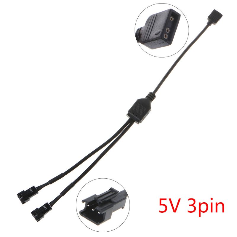 Cáp Nối Dài Bo Mạch Chủ Chuyển Đổi Giao Diện Quạt 5V 3Pin Sang SM 3Pin