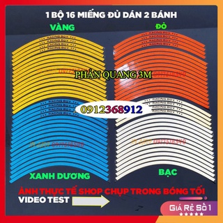 🌴TEM PHẢN QUANG RCB (3M) DÁN MÂM XE MÁY –OTO ( GIÁ 1 BỘ)🌴 (Ảnh Sp thật)