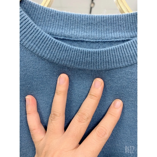 áo len dài tay trơn mịn-áo len basic nhiều màu