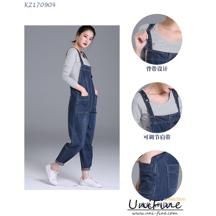 Quần yếm jean nữ chất lượng tốt mặc thoải mái - KZ170904 | BigBuy360 - bigbuy360.vn