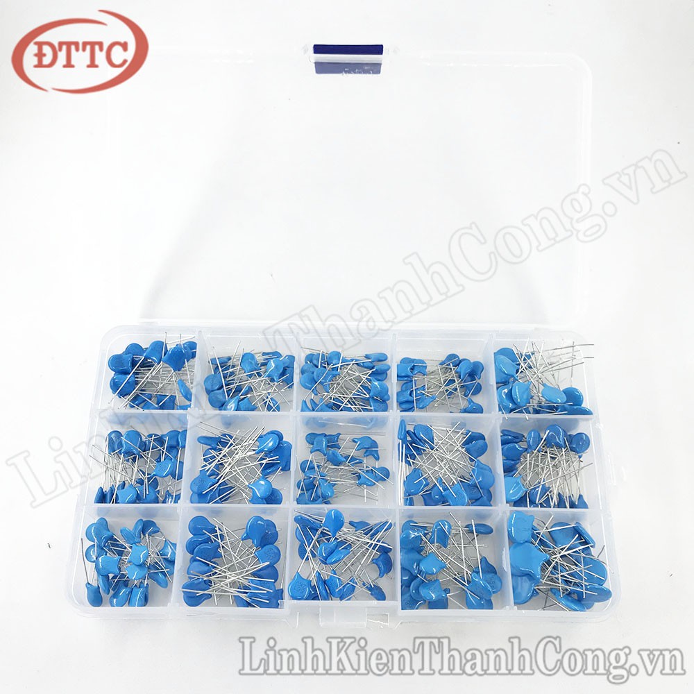 Combo 15 Loại Tụ Cao Áp 1kV/2kV/3kV 0.1nF - 22nF (300 Cái)