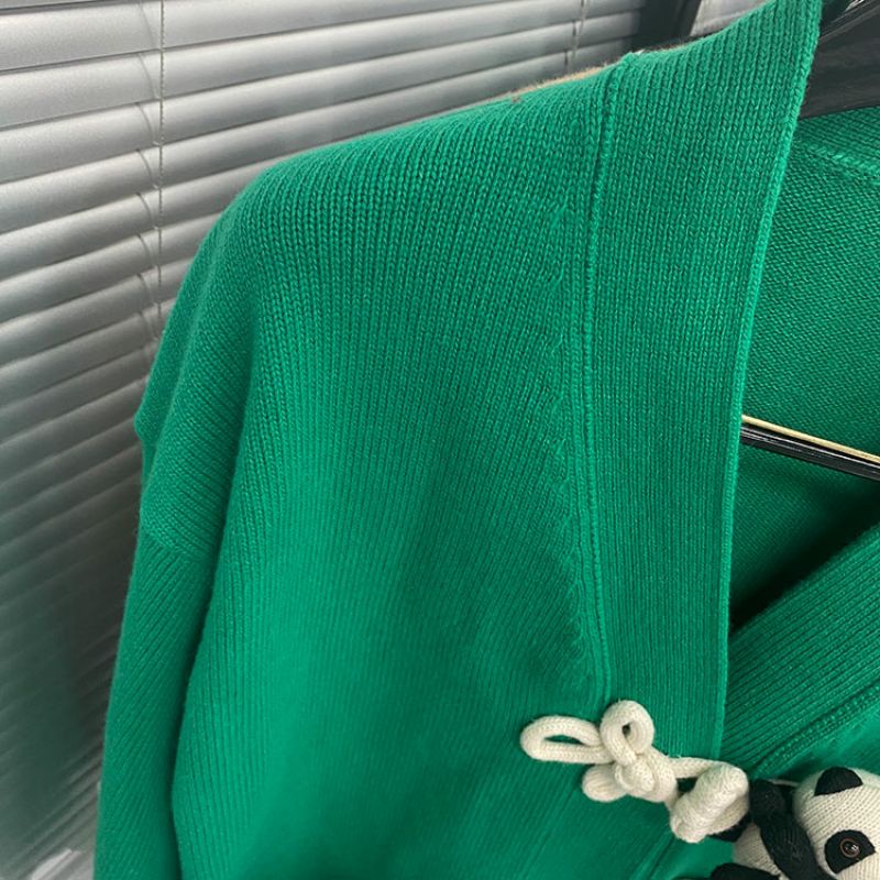 Áo cardigan nút gấu trúc mới nhất