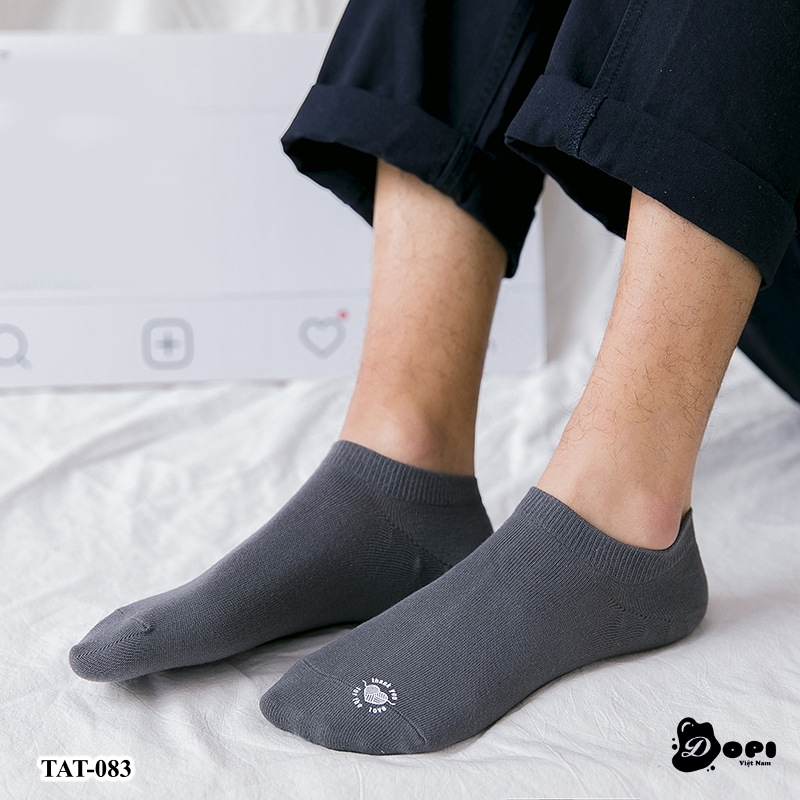 Tất nam cổ ngắn vớ nam cổ ngắn khử mùi kháng khuẩn chống hôi chân Edition 10 TAT-083