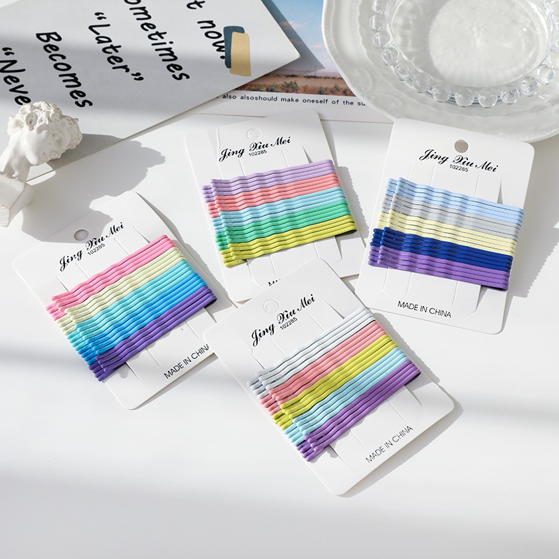Set 20 Kẹp Tóc Nữ Thời Trang Phong Cách Hàn Quốc. Kẹp Tóc Màu Kẹo Phụ Kiện Tóc Cho Nữ
