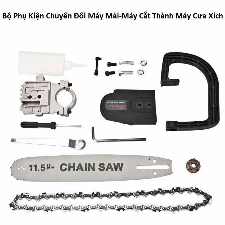 Máy Cưa Xích - Cưa Xích Gắn Máy Mài Máy Cắt Cầm Tay Loại Tốt Bảo Hành 6 Tháng