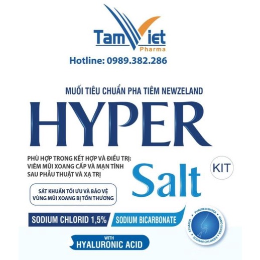 Bình Rửa Mũi 300Ml kèm muối rửa HYPER SALT TÂM VIỆT Hàng Việt Nam Chất Lượng Cao