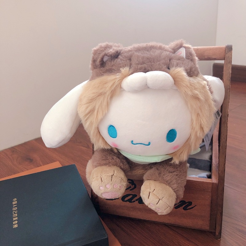 SANRIO Búp Bê Nhồi Bông Mềm Mại Hình Kuromi Đáng Yêu