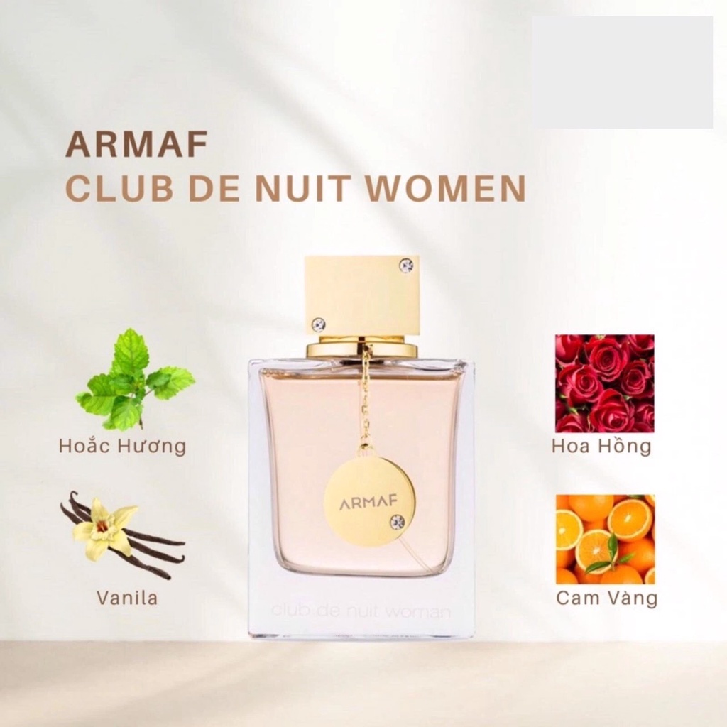 [Mẫu Thử] Nước Hoa Nữ Armaf Club De Nuit Woman EDP | BigBuy360 - bigbuy360.vn