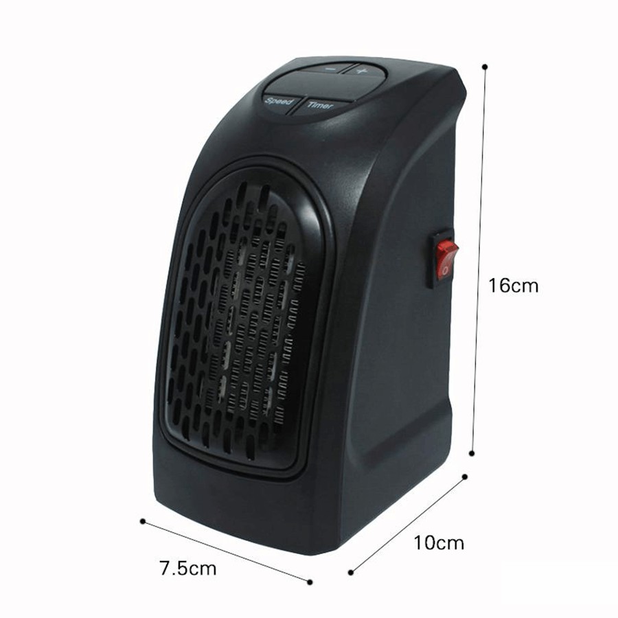 Quạt sưởi ấm mini, máy sưởi mini tiết kiệm điện Handy Hearter 400W, cắm điện trực tiếp