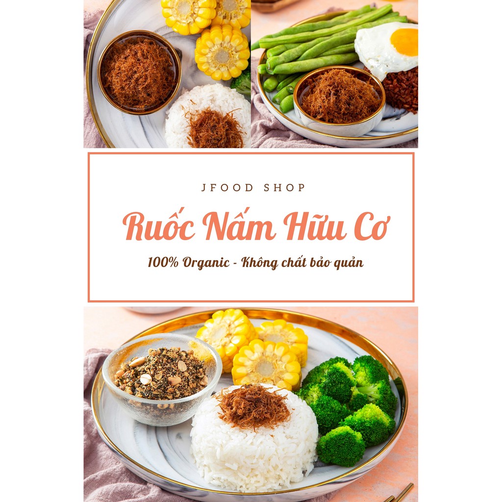 RUỐC NẤM HỮU CƠ JFOOD 200G - CHUẨN ĂN THỰC DƯỠNG | BigBuy360 - bigbuy360.vn