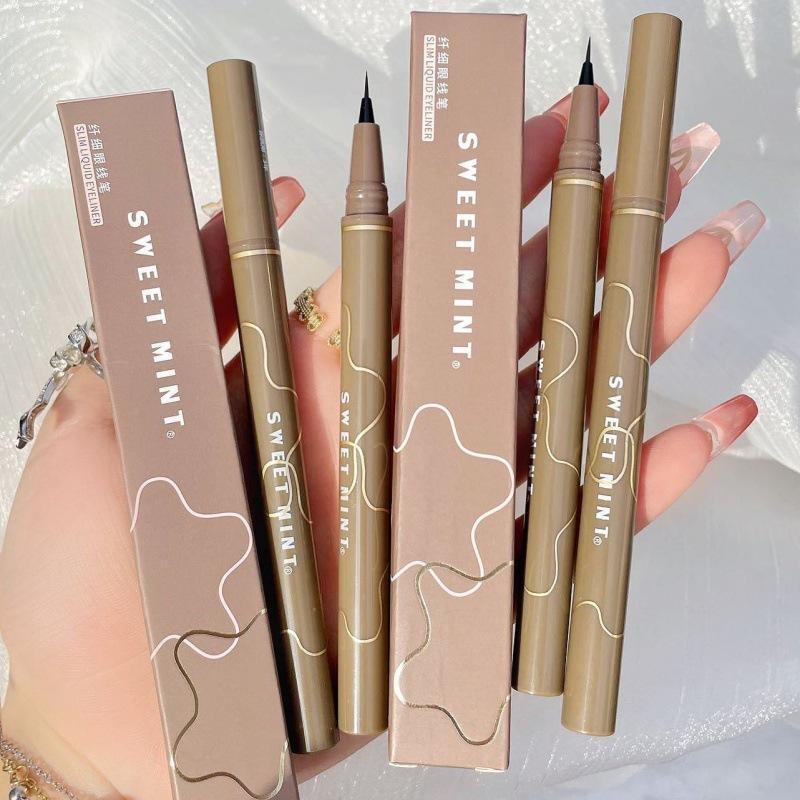 Bút kẻ mắt nước eyeliner ngòi mảnh 0.05mm lâu trôi Sweet Mint Slim