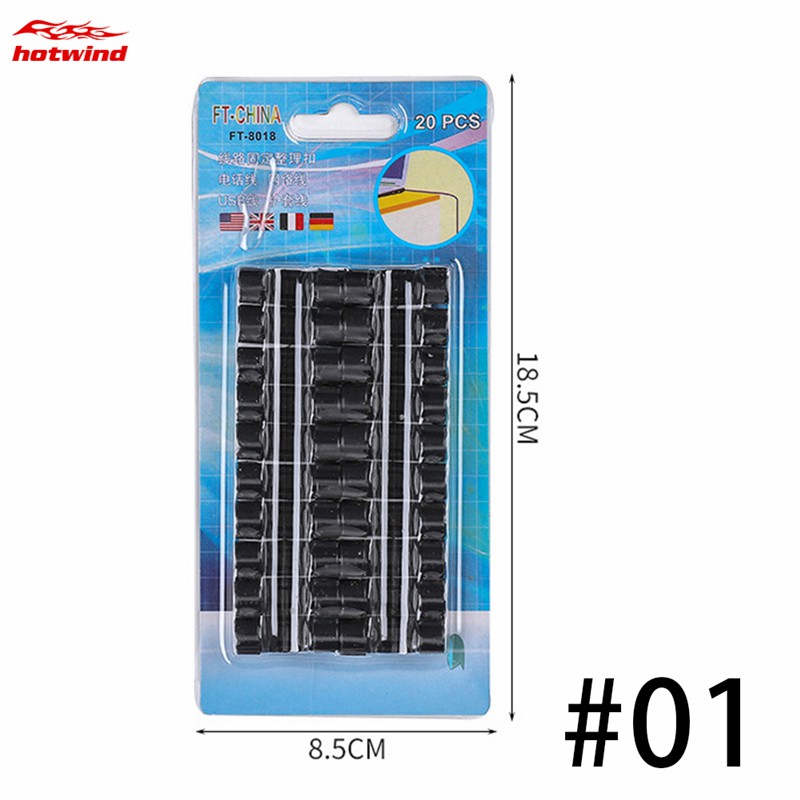 Bộ 20 Dụng Cụ Giữ Dây Cáp Gọn Gàng