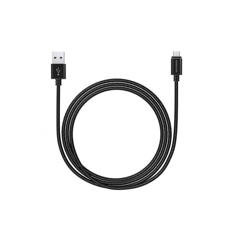 Cáp sạc Android nam châm chính hãng Borofone BU1, cáp sạc từ tính cổng Micro Usb