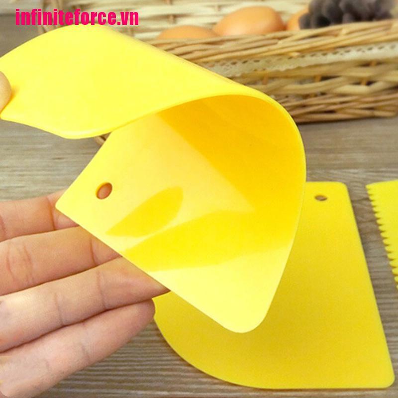 Bộ 3 Miếng Nhựa Chà Láng Bánh Kem