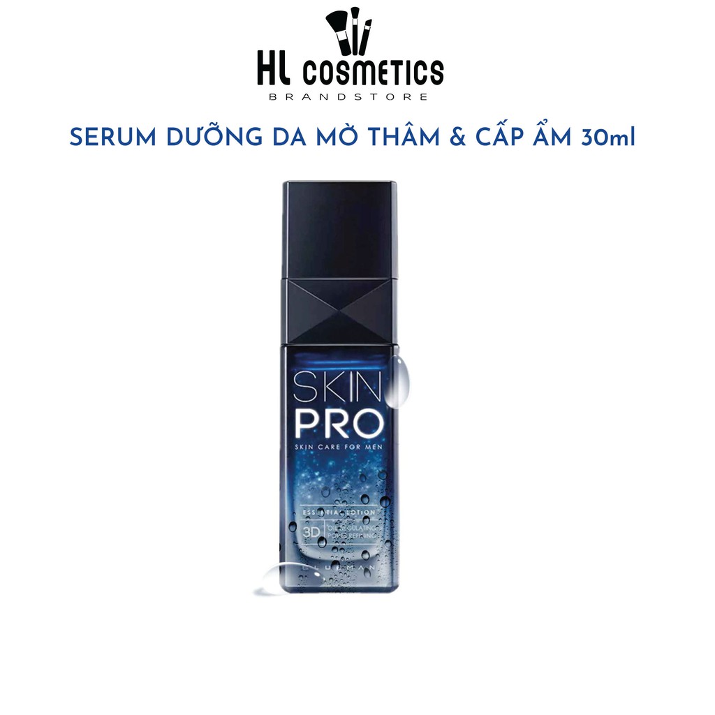 Serum Dưỡng Trắng Da Mặt Cho Nam BLUEMAN Chính Hãng Mờ Thâm Mụn &amp; Se Khít Lỗ Chân Lông 30ml ZL101