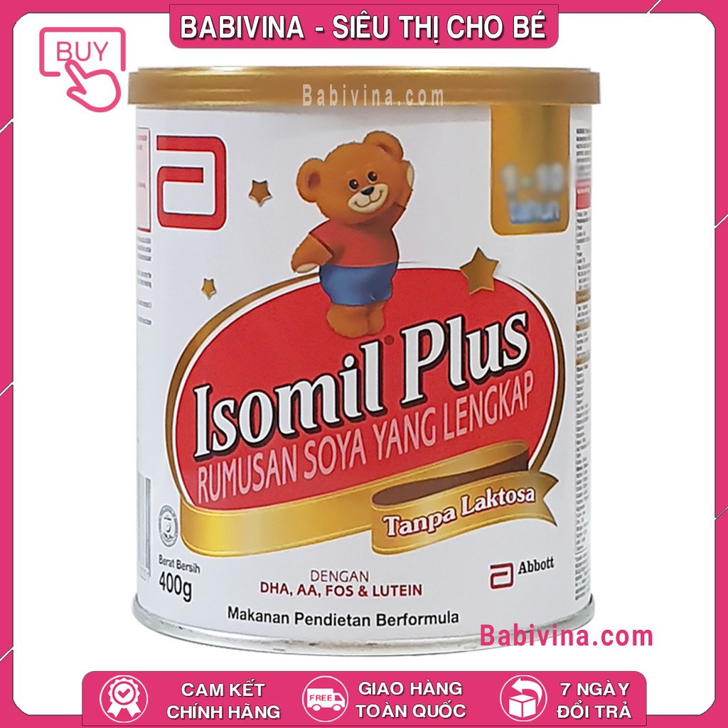Sữa bột Similac Isomil Plus 400g