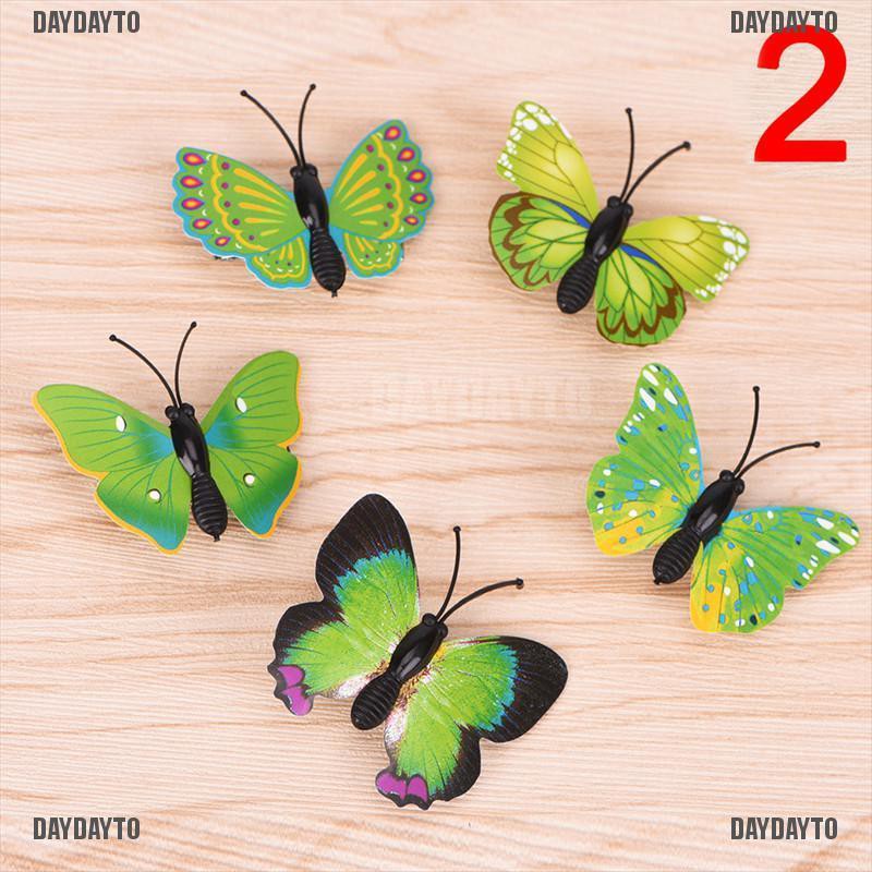 Set 5 Kẹp Tóc Hình Bươm Bướm Cho Cô Dâu Ngày Cưới