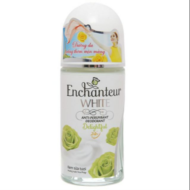 Lăn khử mùi trắng da Enchanteur White Delightful 50ml