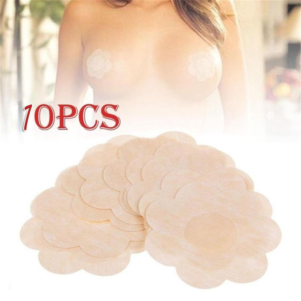 Set 10 Miếng Dán Ngực Tàng Hình Chống Chảy Xệ Thời Trang Cho Nữ
