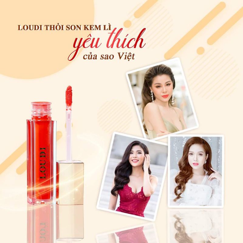 SON KEM LOUDI SIÊU LÌ 12 MÀU_GIỚI NGHỆ SĨ ĐANG DÙNG