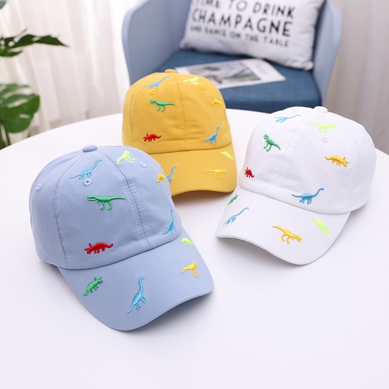 Mũ Lưỡi Trai Mềm Mại Hình Khủng Long Cho Bé 1-5 Tuổi
