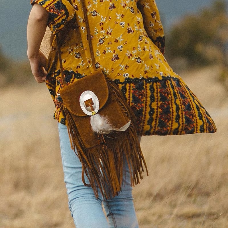 Túi Vintage Mã 449 Du Lịch Thời Trang Boho Nữ