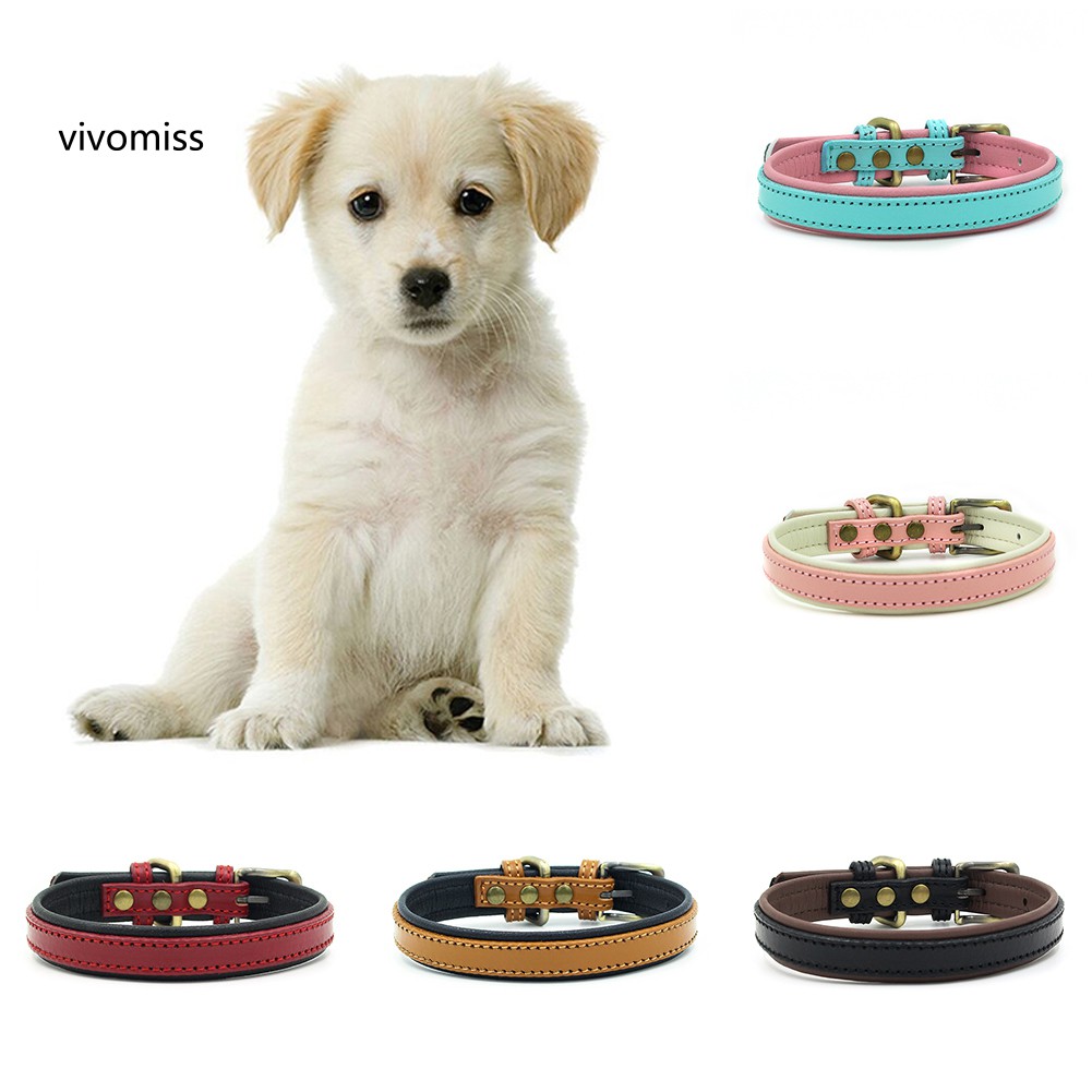 Vòng Cổ Giả Da Cho Thú Cưng