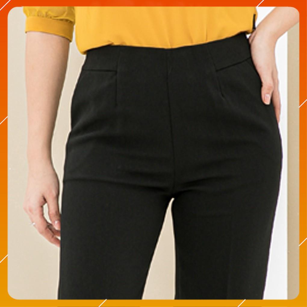 Quần tây baggy nữ lưng cao [Hàng Cao Cấp] Quần tây công sở khóa sườn vải tuyết mưa siêu mềm mịn lên dáng cực xinh | BigBuy360 - bigbuy360.vn